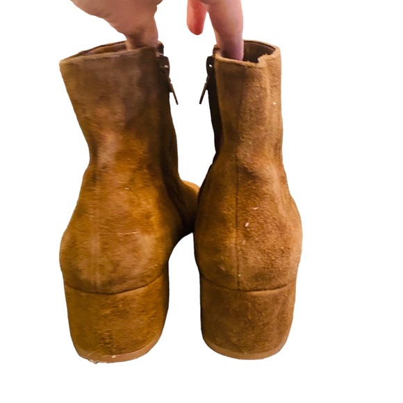 Urban Outfitters Elle Suede Ankle Boot Brown - Picture 9 of 11